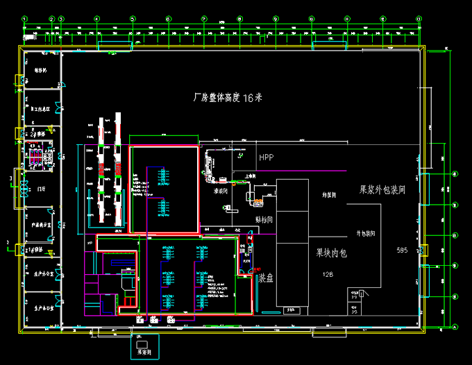 大型奶茶冷庫設計工程(施工圖)
